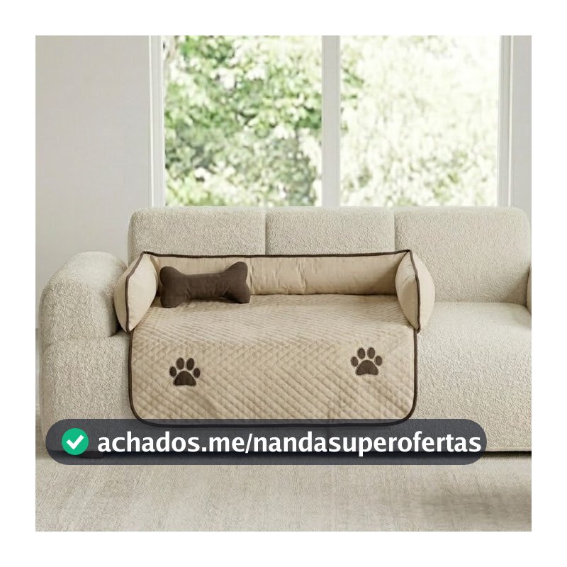 Protetor de Sofá para Cachorro Impermeável Antipelo Lavável Capa Pet