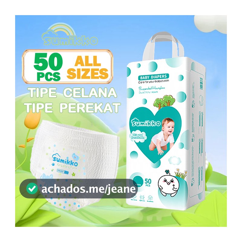 CALÇA Sumikko fralda Ajustável total max P/M/G/XG/XXG/XXXG/4XG/5XG 50 e 100 unidade Baby