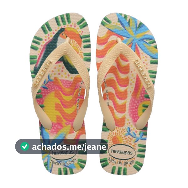 SANDALIA FEMININA HAVAIANAS GINGA TOP LANÇAMENTO