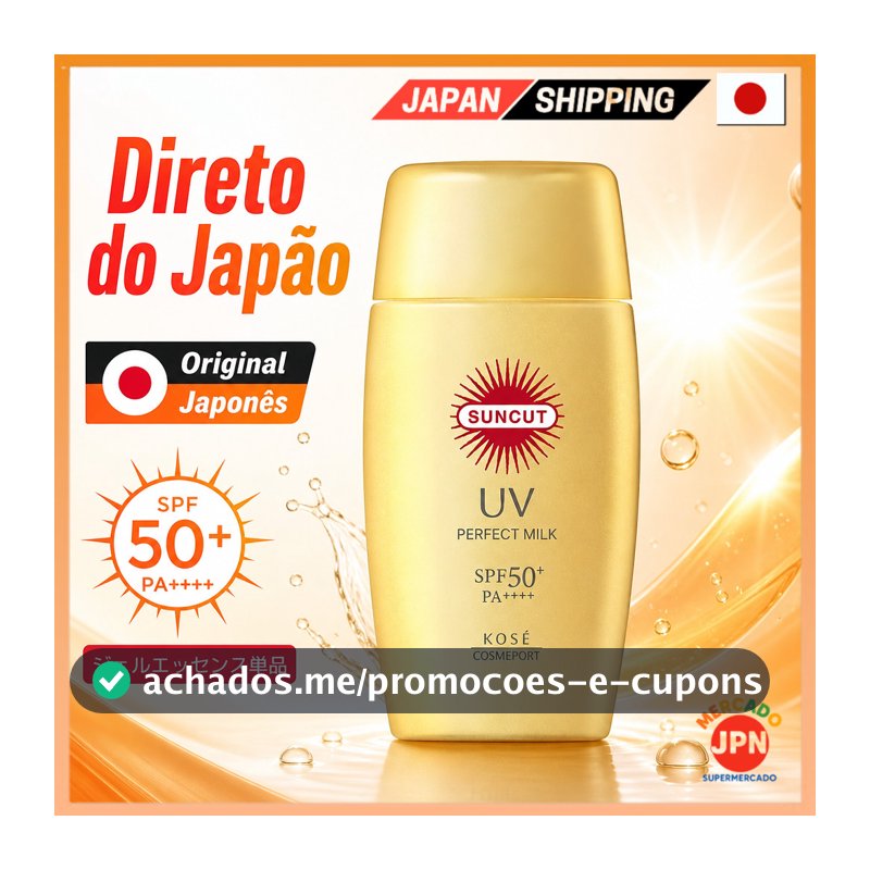 Suncut Perfect UV Protection Cream SPF50+ PA++++ Water-Resistant Protetor Solar pa Direct from JAPAN