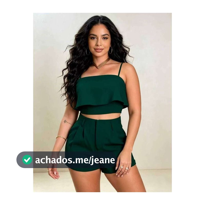 solido conjunto feminina alfaiataria top cropped e short
