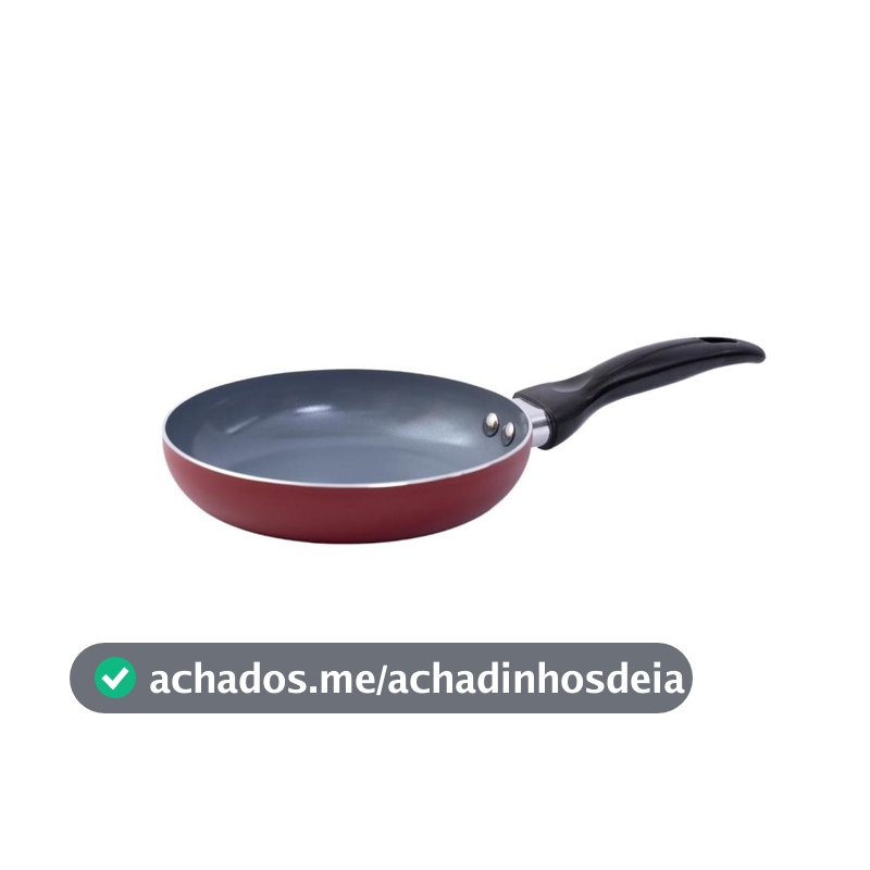 FRIGIDEIRA 20CM COM ANTIADERENTE CERÂMICO BASE - OIKOS