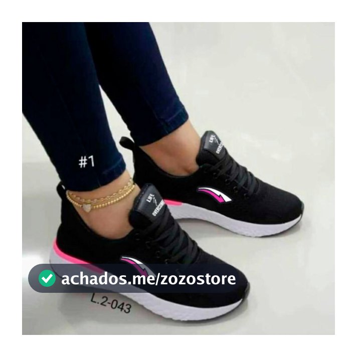 Tênis feminino adulto casual e esportivo lançamento academia caminhada