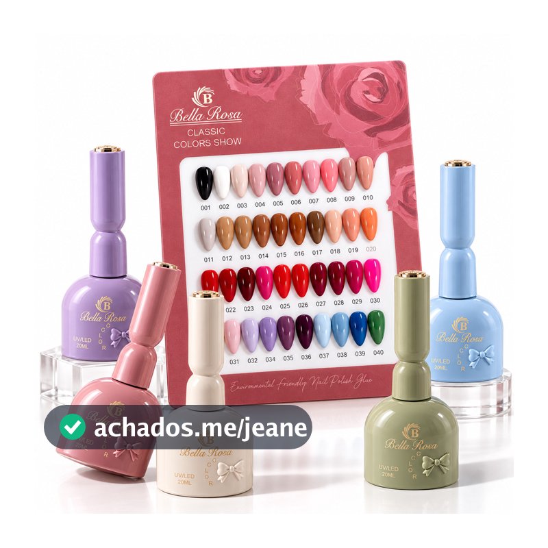 Esmalte em Gel Coleção Luxo 20ml - Bella Rosa