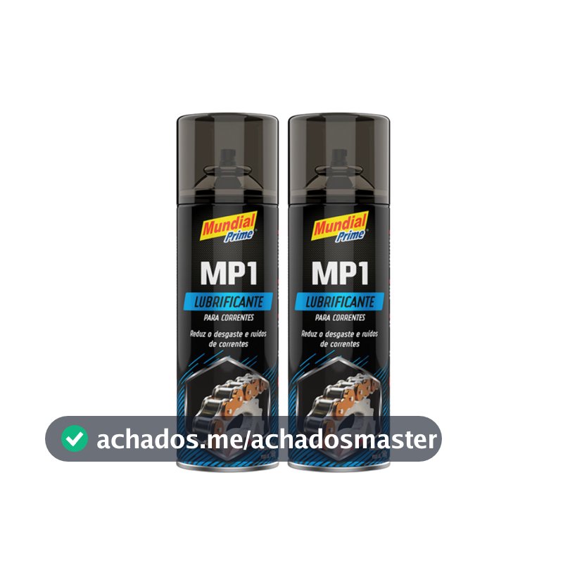Kit C/2 Óleo Lubrificante Para Corrente,Moto,Bicicleta e Motoserra 250 ml - Mundial Prime