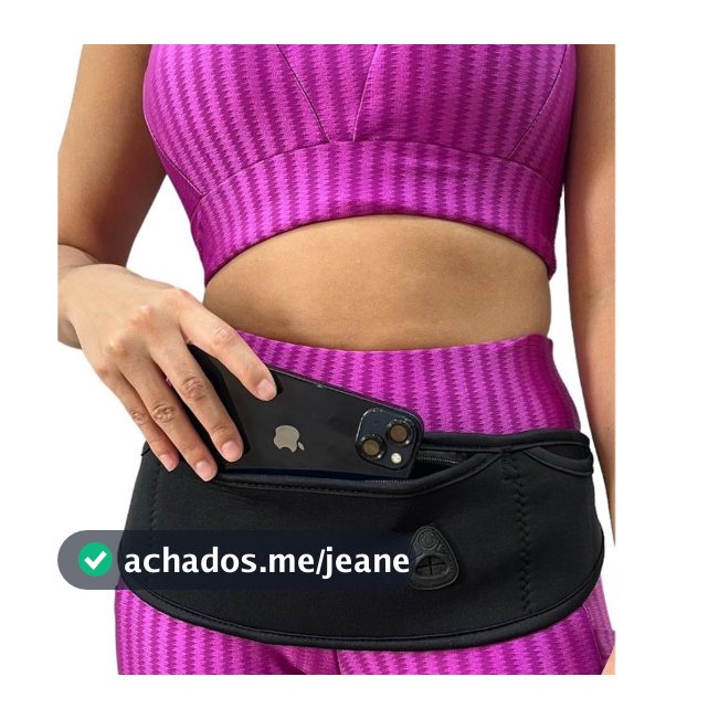 Pochete Esportiva Neoprene Ajustável Corrida Treino Academia Bike