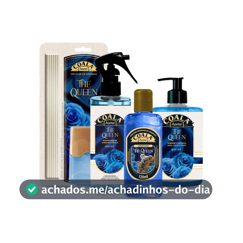 Kit de Limpeza The Queen Coala Home - 4 itens
