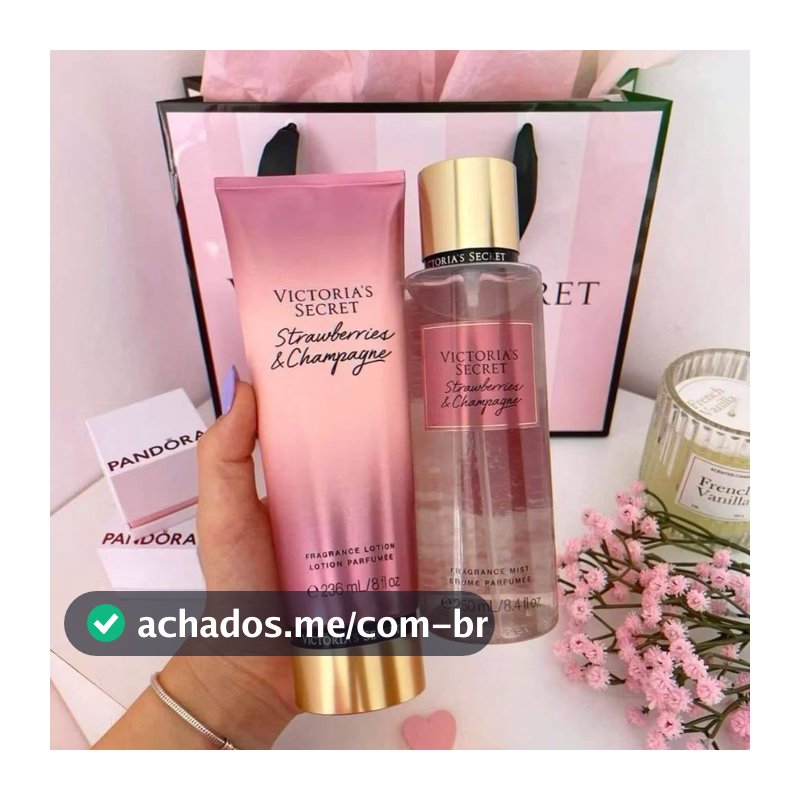 Kit Hidratante Corporal + Body Splash Feminino | Fragrância Doce Frutal | Hidratação Prolongada | Pele Macia