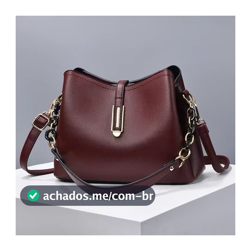 Bolsa Feminina Estilo Blogueira Chic para uso dia a dia 2 alças