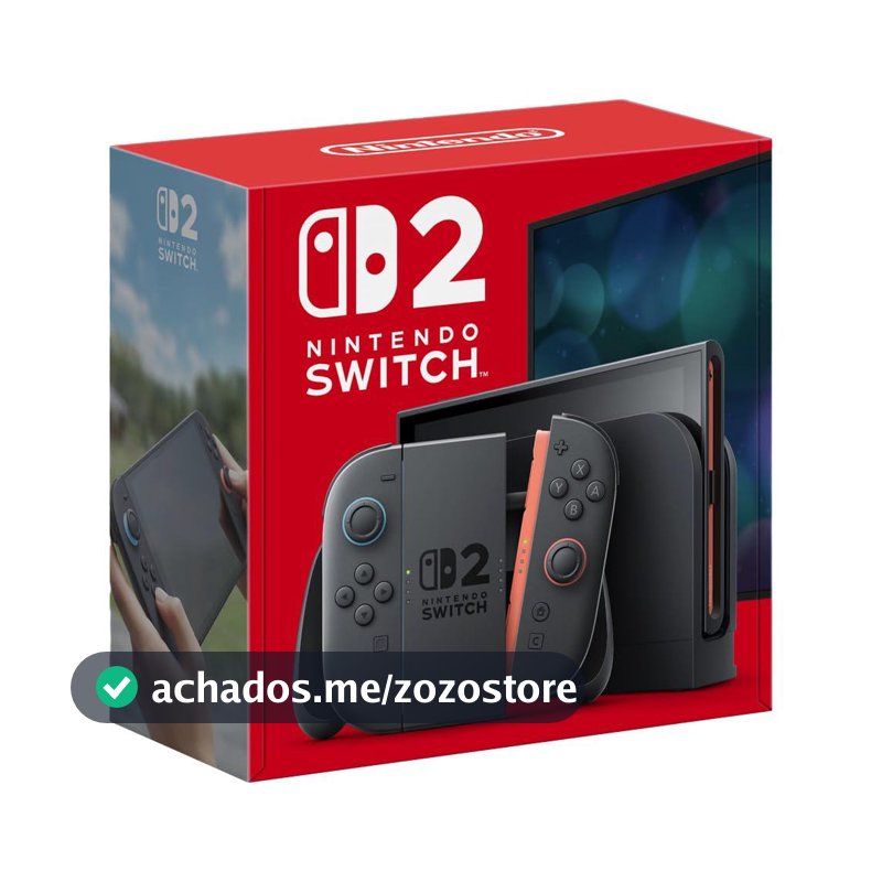 Console Nintendo Switch 2 Novo, Nacional com NF