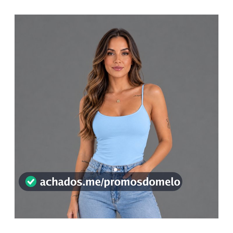 Blusa Regata Feminina Suplex Alça Fina Básica Cropped Tube Alcinha