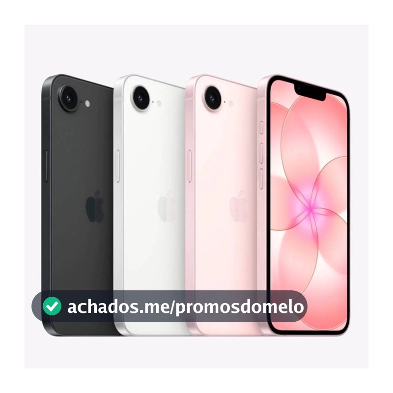 Celular Apple iPhone 17e 256GB 512GB eSim Tela 6,1" 48MP iOS 5G NFC Original Garantia Apple
