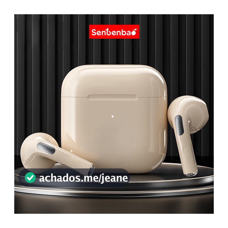 Senbenbao Inpods Pro 4 Fones De Ouvido Sem Fio Bluetooth Intra-Auriculares Com Microfone , Esportivos , Fone Para Smartp