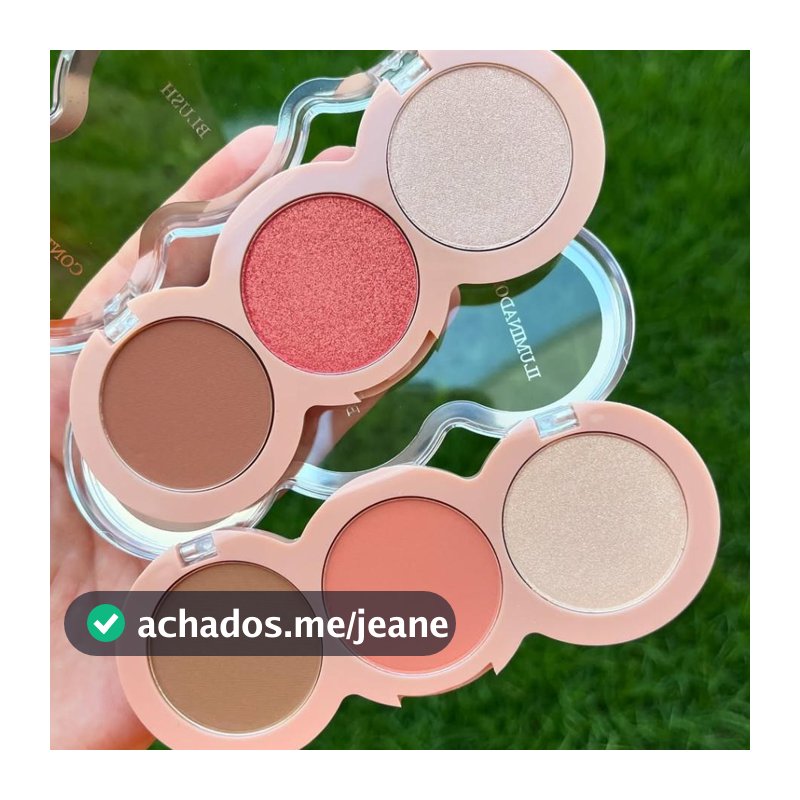 PALETA 3 EM 1 - ILUMINADOR, BLUSH E CONTORNO BELLE ANGEL
