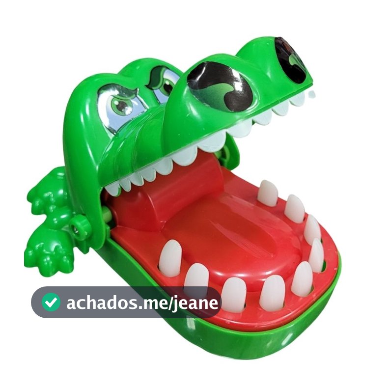 Brinquedo Crocodilo Engraçado Boca Jogo Dentista Mordida Dedo Jacaré Roleta Jogo Brinquedo