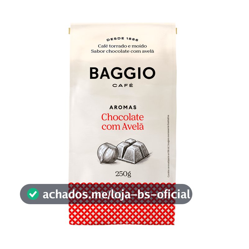 Baggio Café - Café Torrado e Moído Aromas Chocolate com Avelã 250g