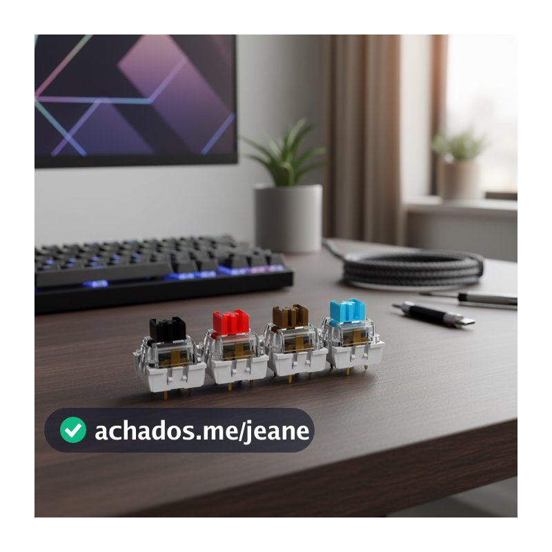 110pcs Interruptores De Teclado Mecânico Tátil Linear Silencioso Personalizado Lubrificação Manual De 3 Pinos