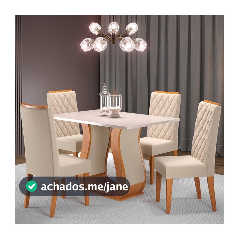 Mesa de Jantar 4 Lugares Los Angeles
