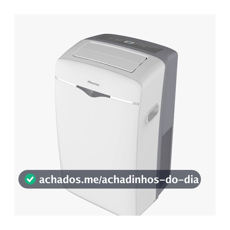 Ar-Condicionado Portátil Wi-Fi 12.000 btus Frio AP-12CWBRNPS01 Hisense 127V