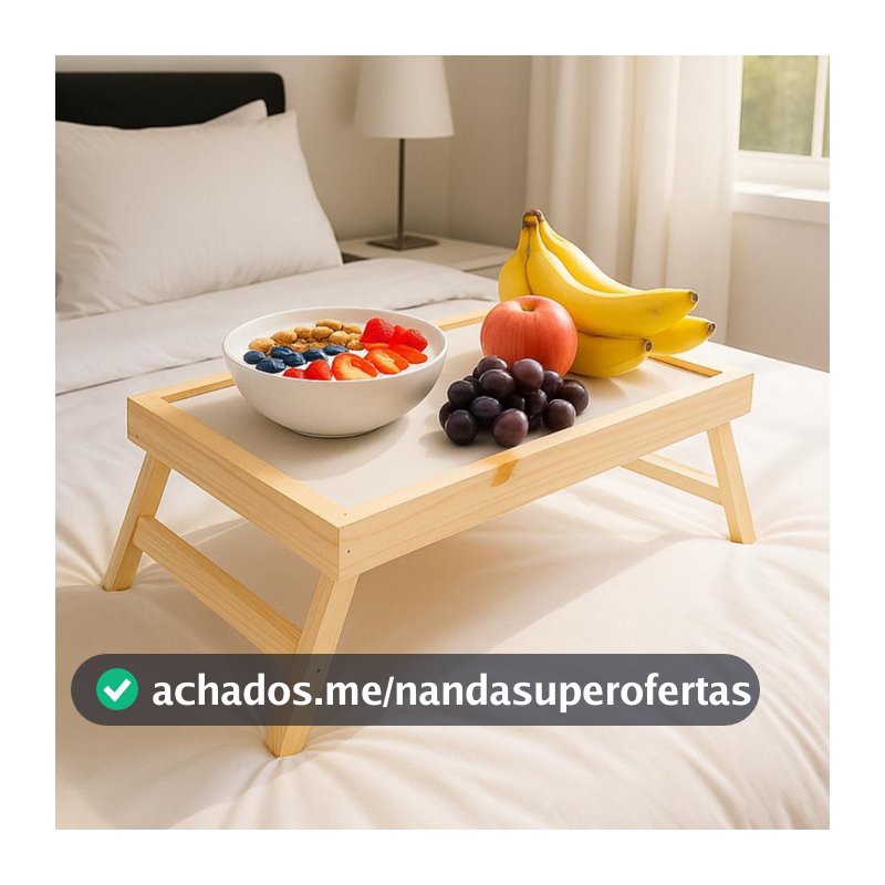Bandeja Mesa Café Da Manhã Pézinho Dobrável Mesa Cozinha