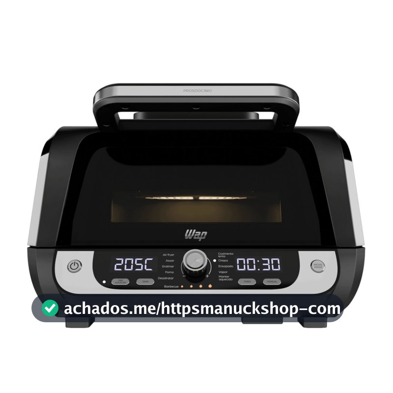 Fritadeira Elétrica Air Fryer Barbecue 10L 1800W 110V Wap