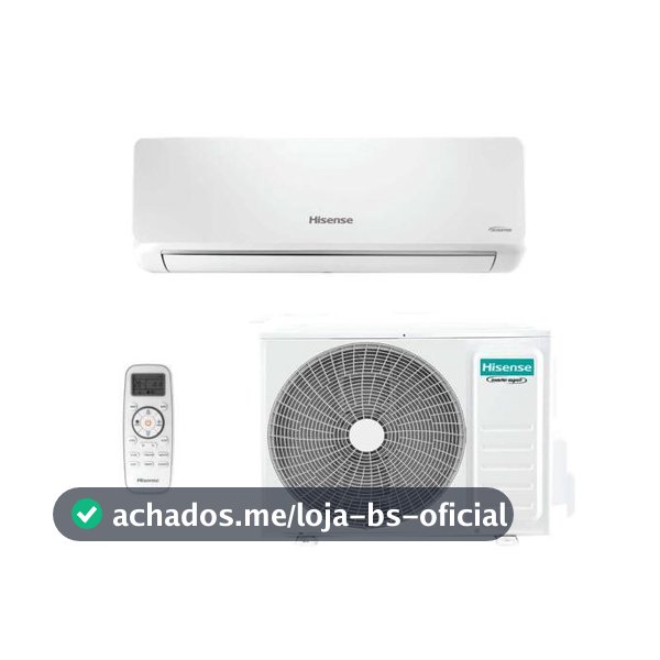 Ar Condicionado Split Inverter Hisense R-32 Hi-wall 9000 Btus Quente e Frio Wi-fi 220v