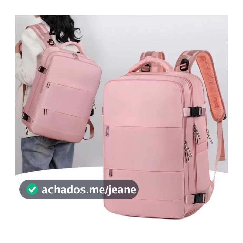 Mochila Moda Laptop Viagem Escolar Resistente À água Executiva Notebook Impermeável
