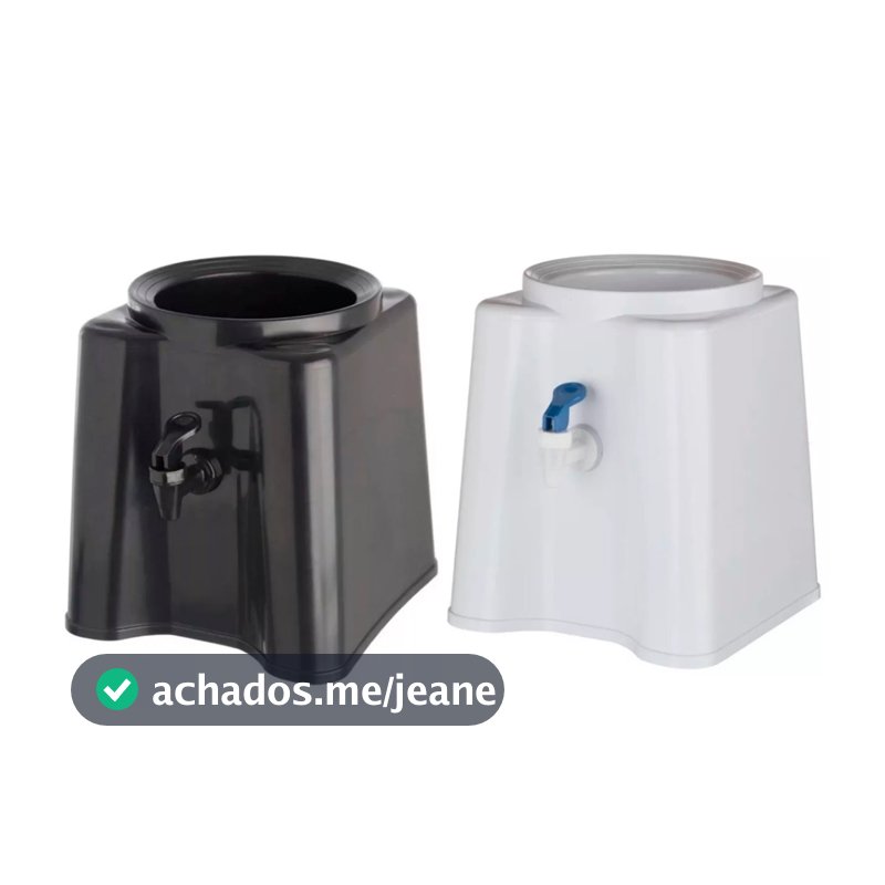Suporte Para Água Mineral Plastico Base Para Galão Garrafão Preto