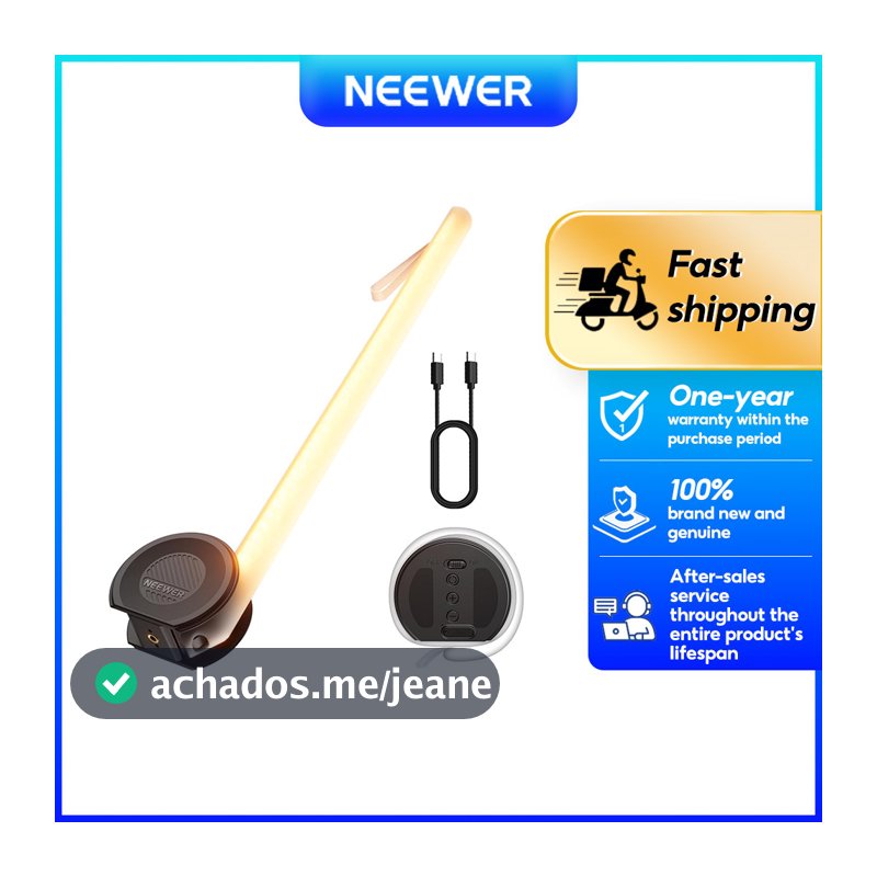 NEEWER RR01 Bastão De Luz De Rolo De Vídeo LED Bicolor , Fita Métrica Patenteada