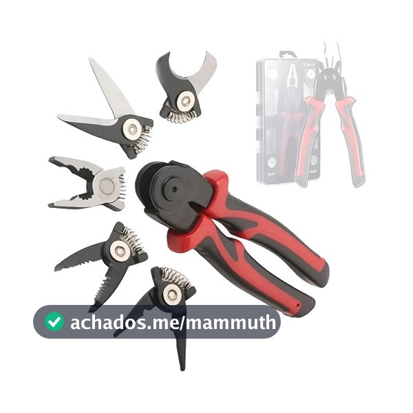 Alicate 5 Pontas Multifuncional Universal Linha Profissional
