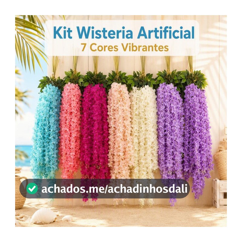 24 Pcs Galhos Flor Cereieira Artificial Grande Pendente Corrente Ramos Decoracao Branco Amarelo Roxo Vermelho