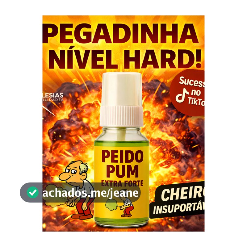 Peido de Pum Spray  Pegadinha Super Forte - Zoação Garantida - Pegadinha - Trolagem TikTok