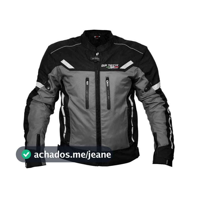 JAQUETA MOTOCICLISTA GP TECH ESSENCE 2 COM PROTEÇÕES