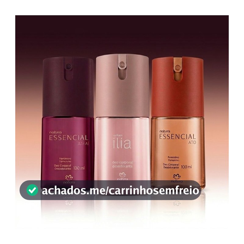 Natura Ília Essencial Atraí e Ato Desodorante Spray Corporal 100ml