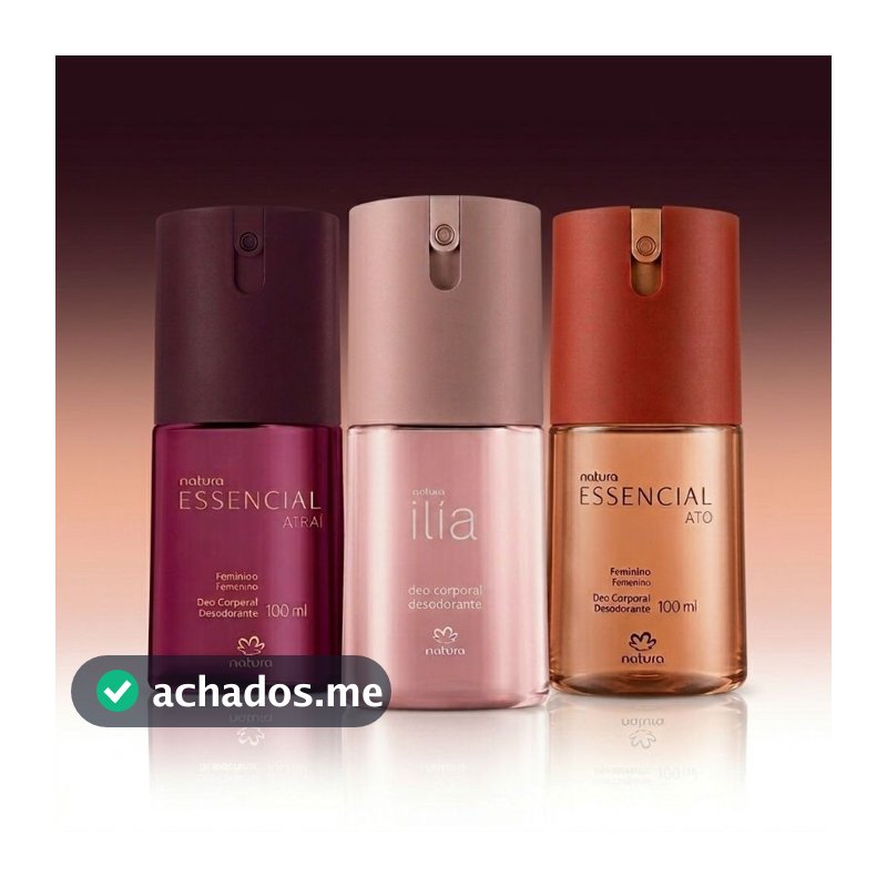 Natura Ília Essencial Atraí e Ato Desodorante Spray Corporal 100ml