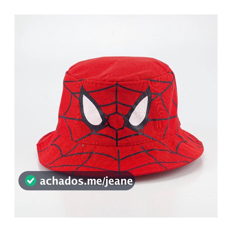 Bucket Infantil Chapéu De Praia Menino Criança Verão Proteger Do Sol Personagem Homem Aranha