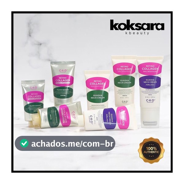 Ckd Retino Collagen Low Molecer 300 Guasha Neck Cream/Peel Talk Shot 50ml , Serum 30ml , 40ml (original E Recarga)