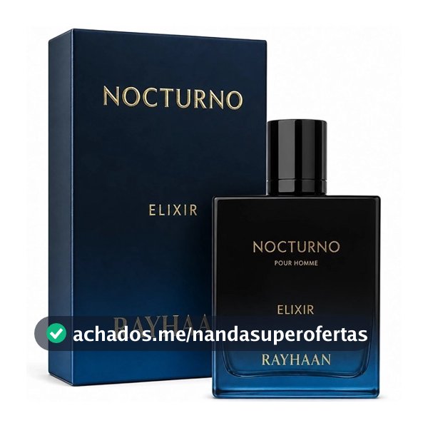 Perfume Árabe Rayhaan - Nocturno Elixir 100ml Original