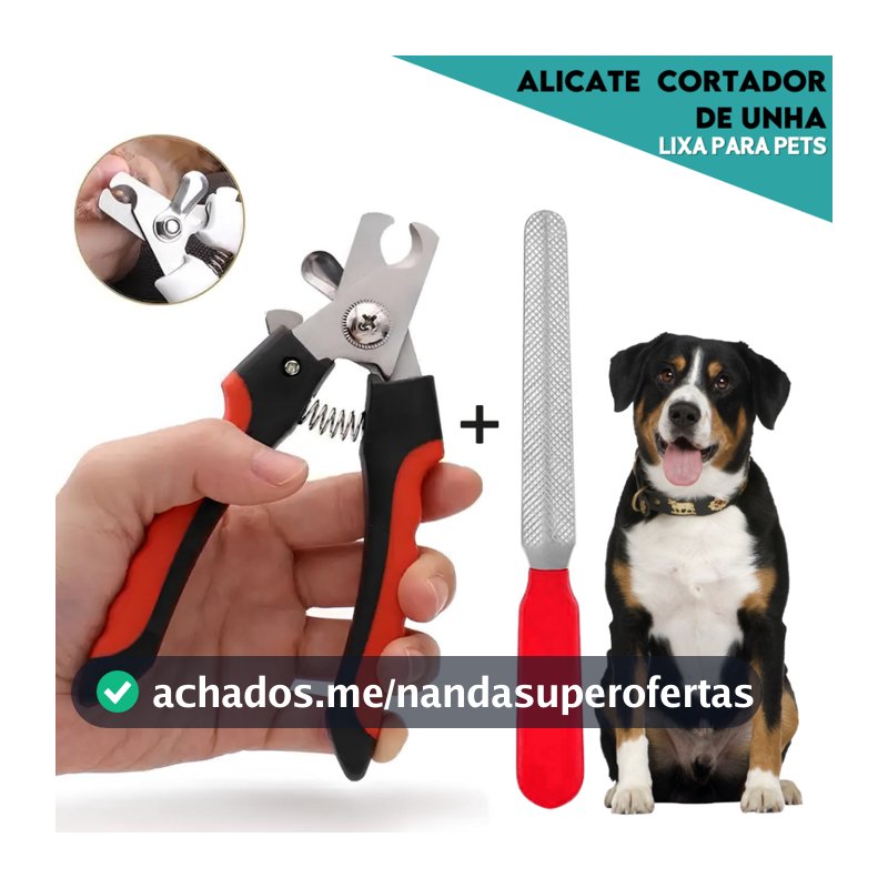 Alicate Cortador De Unha Para Cães e Gatos - BNVT
