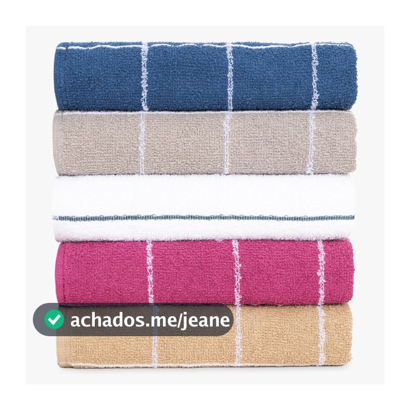 Kit 4, 5, 6 Unidades Pano de Prato Copa Atoalhado Chef Premium Felpudo Listrado 100% Algodão