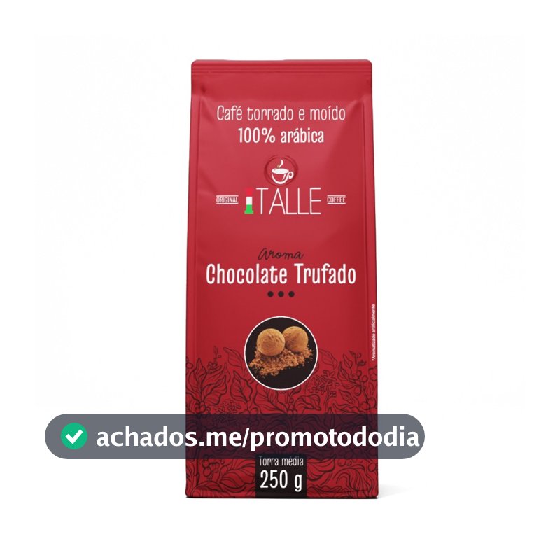 Café Aromatizado Cafe Torrado e Moido Café Italle Sabores Aroma 250g