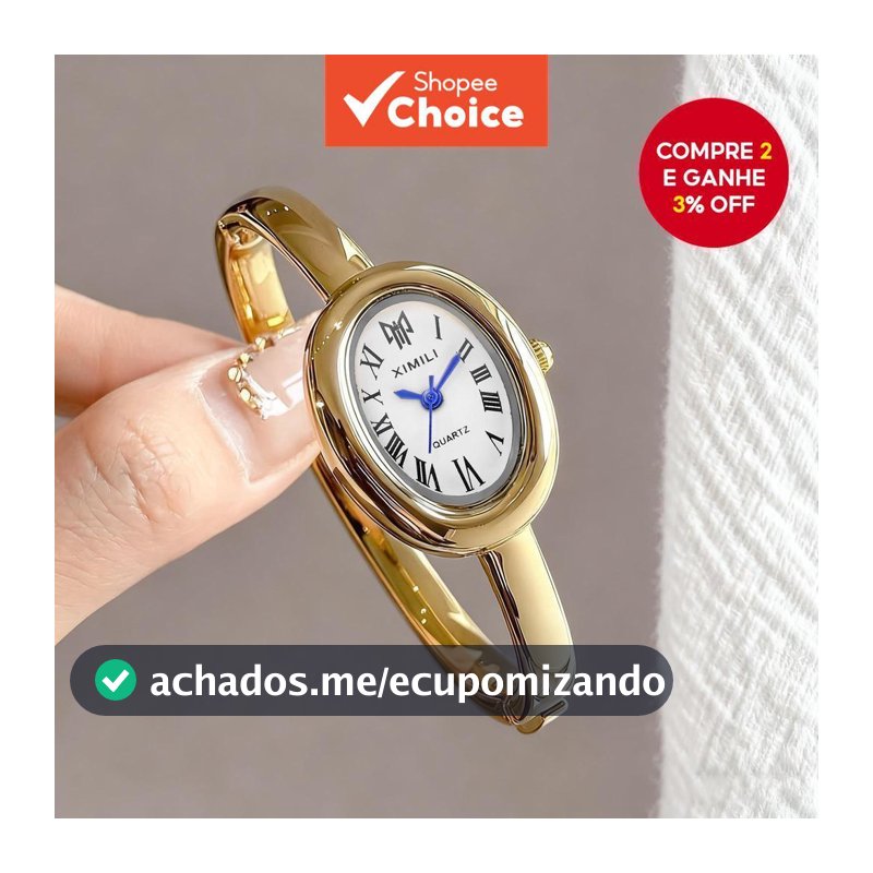Relógio de Quartzo Feminino com Pulseira de Pulseira Pequeno Roma Dial Retro Clássico Elegante