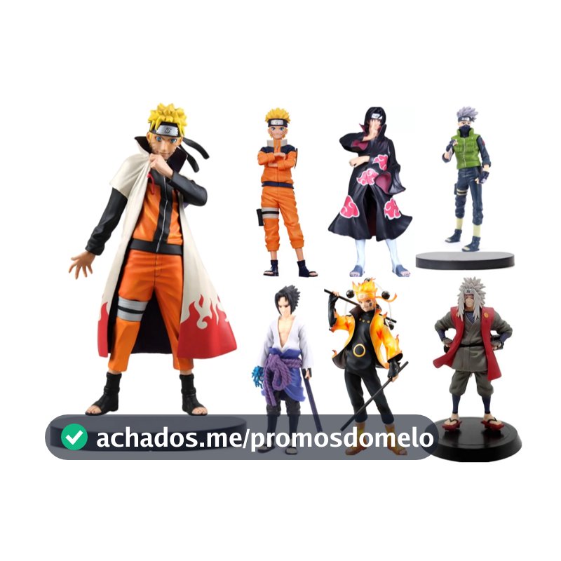 Boneco  Uzumaki Naruto, Namikaze Minato ,Gaara ,Deidara Uchiha Sasuke