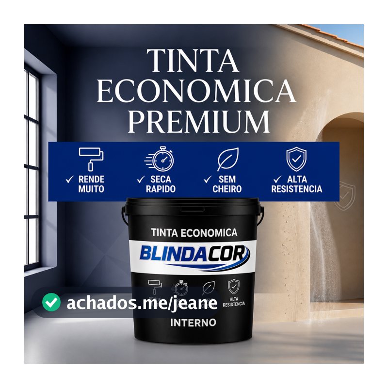 Tinta Economica Acrilica 4kg Sem cheiro Otimo Rendimento e Cobertura