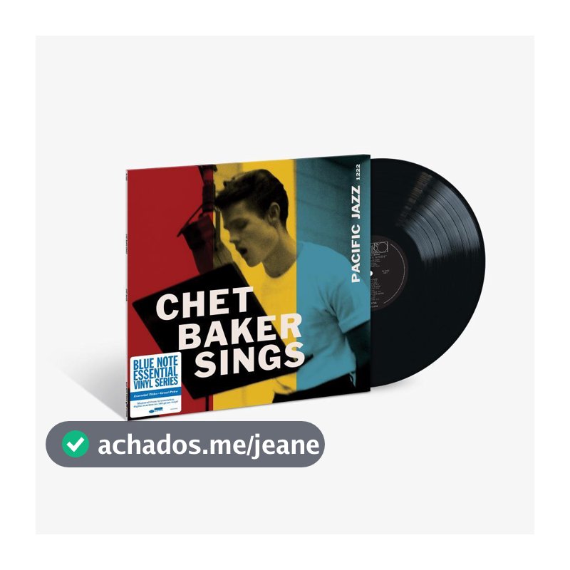 Vinil Chet Baker - Chet Baker Sings (LP Blue Note Essentials) - Importado
