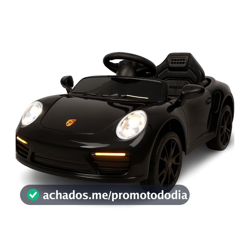 Quadriciclo Elétrico Carro Compact Infantil com Controle Remoto Carrinho de Passeio com Farol