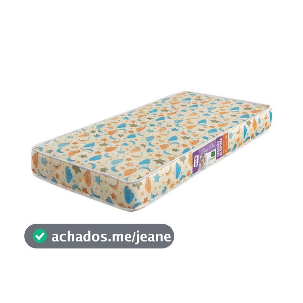 Colchão Baby 130x70 Conforto Total Com Lado Impermeável