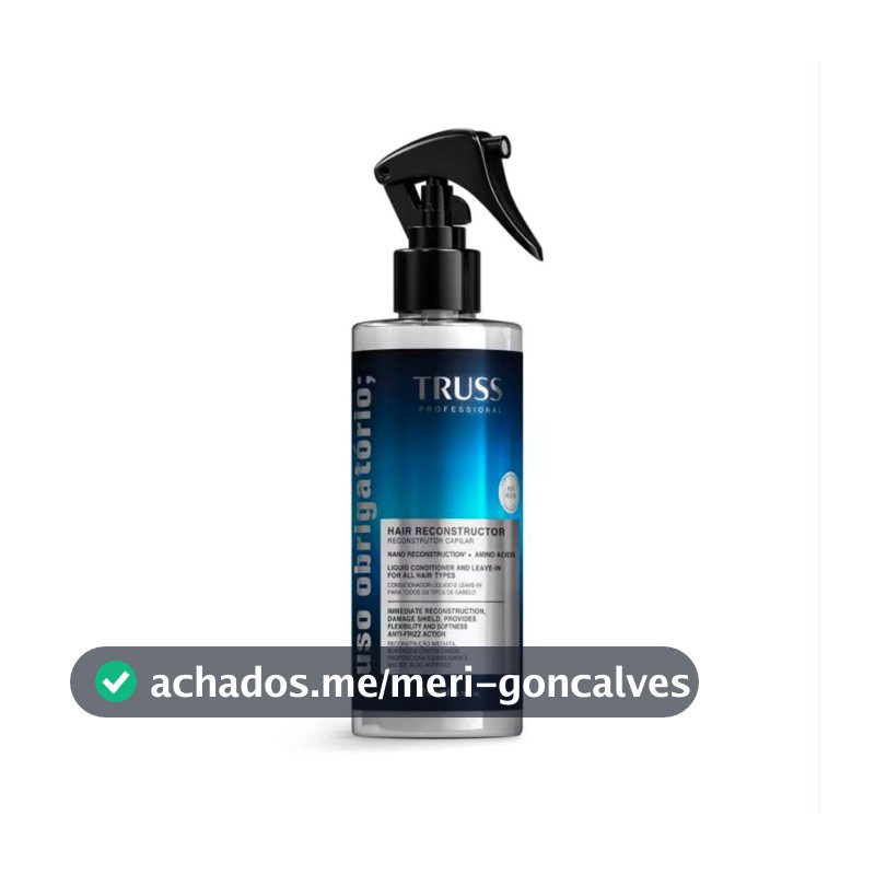 Truss Uso Obrigatório Tratamento Reconstrutor 260ml