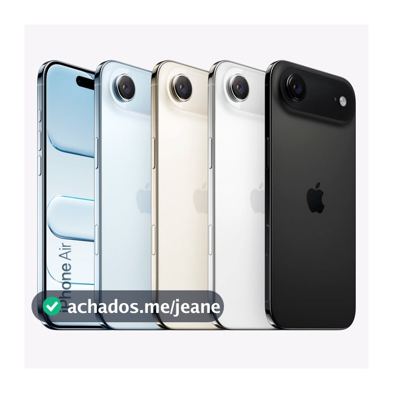 Celular Apple iPhone 17 Air 256GB 5G 6,6" Design Ultra-Fino iOS Original Novo Lacrado