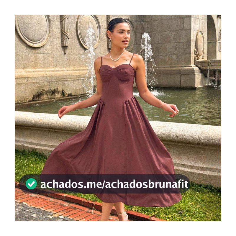 Vestido Feminino Alcinha Midi Rodado Alfaiataria Premium Sem Bojo Paris
